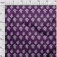 thumbnail image 2 of oneOone Georgette Viscose Fabric Leaves & Floral Block Decor Fabric Printed BTY 42 Inch Wide, 2 of 5