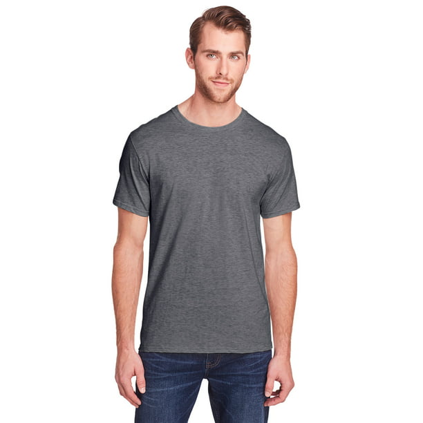 Fruit of the Loom, The Adult ICONIC™ T-Shirt - CHARCOAL HEATHER - XL ...