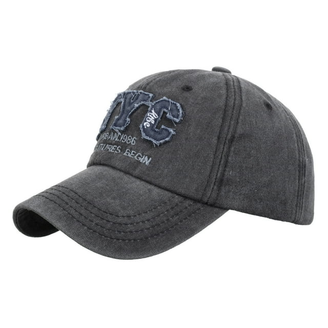 Casquette de Baseball Brodée Lavée pour Hommes Casquette Couple