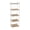 Coastal Oak, variant on Household Essentials 5-Tier Decorative Gray-Toned Shelf with Black Frame, Ashwood Collection