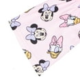 thumbnail image 5 of Disney Minnie Mouse and Daisy Duck Girls Boxy Graphic T-Shirt and Short Set - Besties - Lightweight Summer Outfit for Kids (Sizes 4-6X), 5 of 12