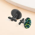 thumbnail image 6 of Tennis Elegant Stainless Steel Cufflinks Set for Shirt Cufflink Dressing Gown, 6 of 6