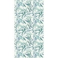 thumbnail image 2 of Idea4wall 2pcs Tropical Leaves Fresh Botanical Green and Blue Tones Wall Murals, Not Peel and Stick, Non-Woven Wallpaper Large Wall Decoration for Rooms, 48"x96", 2 of 5
