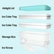 thumbnail image 5 of Ice Cube Trays, Food Grade Ice Cube Molds with Lids, Release All Ice Cubes in One Second, BPA Free, 64 Ice Cube Trays (Blue Ice Cube Trays with Lids), 5 of 5