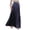 Blue, variant on yillto Women's Pleated Midi Skirts High Waist Elastic A Line Long Skirt for Fall Winter