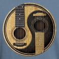 thumbnail image 3 of CafePress - Old And Worn Acoustic Guitars Yin Yang - Mens Comfort Colors Shirt, 3 of 5