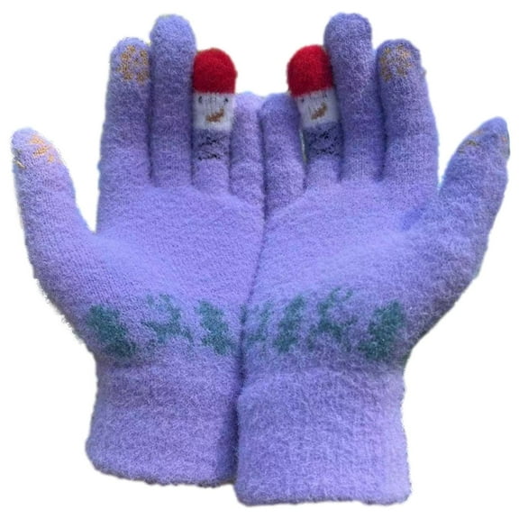 Women's Gloves Full-Finger Style with Textured Grip Stretch-Friendly Fit and Secure Wrist Cuffs Winter Gloves