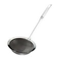thumbnail image 4 of Cuchara espumadera multifuncional para ollas calientes, utensilio de cocina, colgante de acero inoxidable 14cm, 4 of 9
