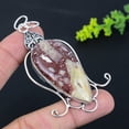 thumbnail image 2 of Natural Wild Horse Gemstone Handmade 925 Sterling Silver Pendant 3.23", 2 of 2