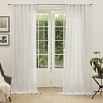thumbnail image 2 of Cortinas MYSKY HOME Country para puerta corredera de cristal, 50 x 108 cm, lino, 2 of 9
