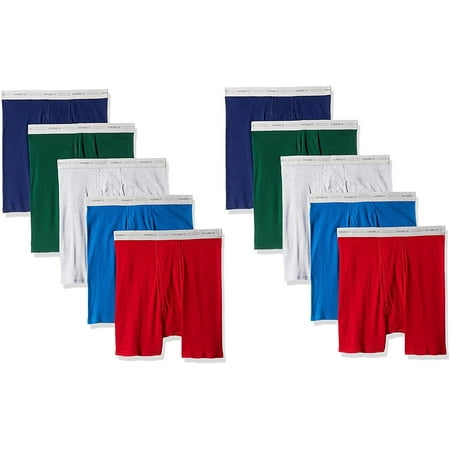 

Hanes Men s 10-Pack Boxer Brief Assorted Meduim