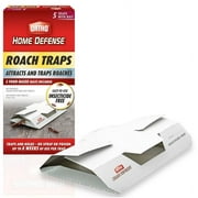 Ortho Home Defense Roach Trap with Bait Tablets, Cockroach Killer, 30 Traps Total (6 Pack)