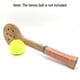 thumbnail image 2 of Raqueta de tenis Cuchara de tenis de madera, práctica adhesiva, raqueta de tenis, entrenador de punto dulce, ayuda para entrenamiento de tenis, 2 of 6