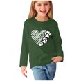 thumbnail image 2 of Hicidod Girls Long Sleeve Blouses Fashion Print Kids Girls Pullover Shirts Crewneck Ultra Soft Comfortable Casual tops, 2 of 5