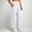 White plus size straight leg trousers a1, variant on BRELIL Women Plus Size Straight Leg Trousers High Waisted Casual Pants with Pockets Solid Lounge Long Pants Travel, Purple 3XL