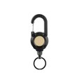 thumbnail image 2 of Riforla Outdoor Tactics Easy to Pull Buckle Telescopic Buckle Rope Function Key Chain Camping High Drop Rope Travel equipment Black, 2 of 5