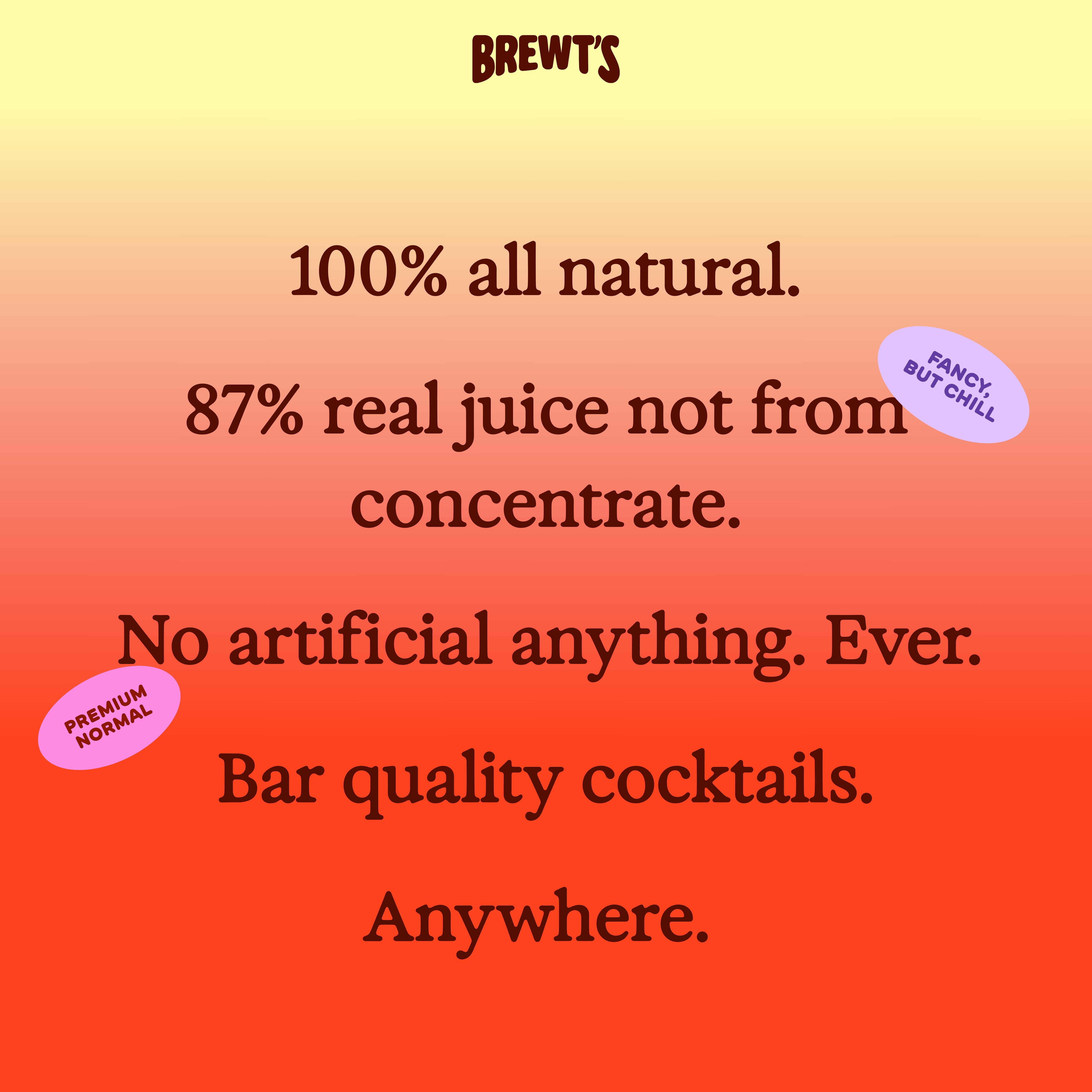 Brewt's Bloody Mary Mix All Natural Bar-Quality 32 fl. oz.