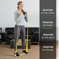 thumbnail image 6 of THERABAND Resistance Bands, 5 FT, Yellow, Thin Thickness, 3 LBS Resistance, Level 2, 6 of 9