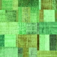 thumbnail image 1 of Ahgly Company Indoor Square Patchwork Green Transitional Area Rugs, 8' Square, 1 of 1