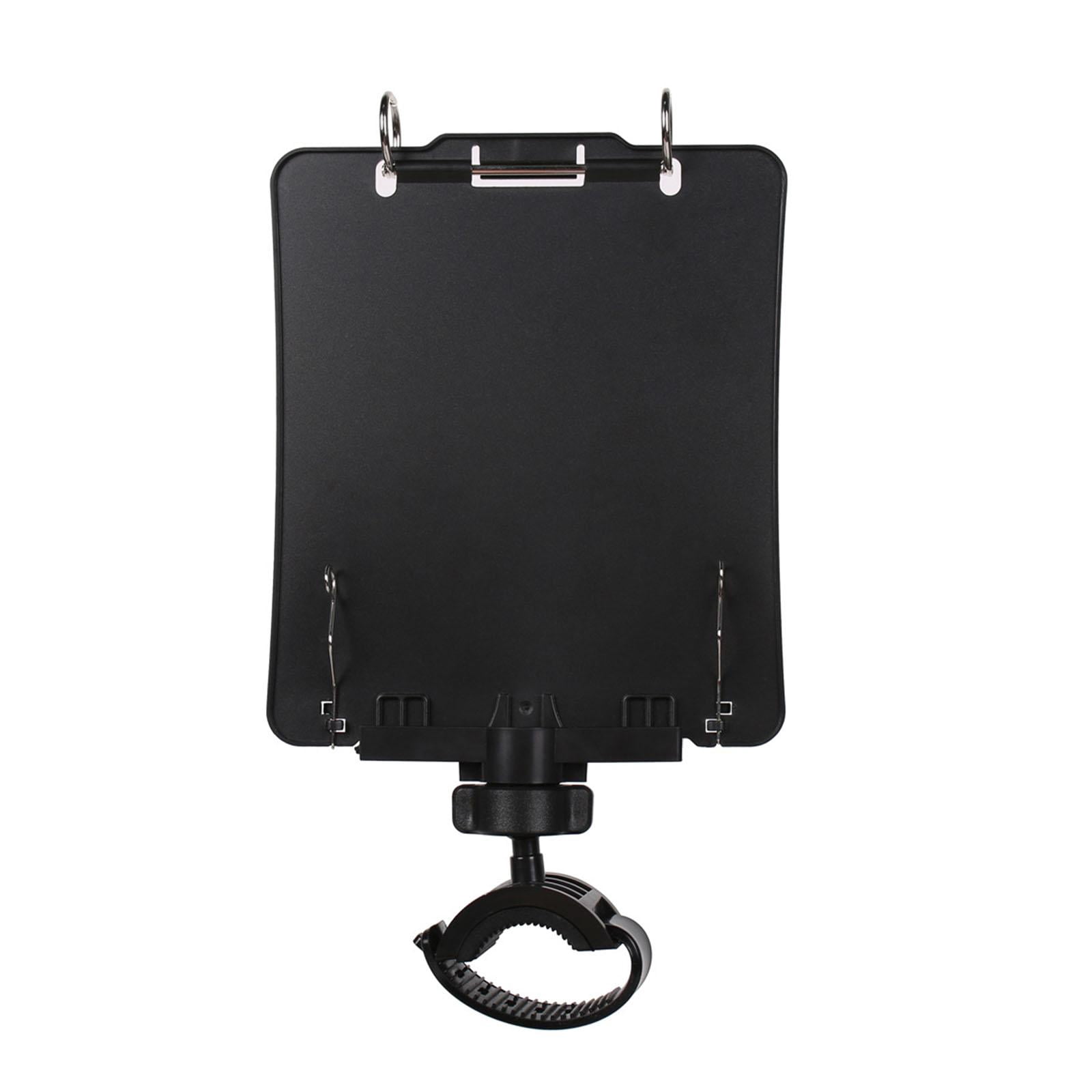 Trumpet Lyre Music Holder Adjustable Sheet Clip Plastic Material for Marching Band Musicians Set of 6 Pieces