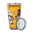 thumbnail image 2 of Vsdgher Cute Gnomes Halloween 20 Oz Stainless Steel Vacuum Insulated, Travel Mug Coffee Cup for Home, Office, Outdoor Works Great for Ice Drinks and Hot Beverage -Straw Three-piece Set, 2 of 8