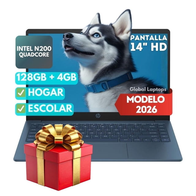 Laptop HP Stream Intel N150 128GB SSD 4GB RAM 14 Blue