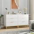 thumbnail image 4 of Eastvita Commode de Chambre à 3 Tiroirs Moderne en Bois avec Rangement, 4 of 7