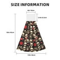 thumbnail image 3 of Wukai rock record Skull Print Kitchen Towels Quick Dry Washcloths, Coral Velvet Dishtowels Multipurpose Reusable Cloths, Soft Tea Absorbent Cleaning Cloths, 3 of 7