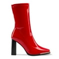 thumbnail image 2 of Dream Pairs Women's Mid Calf Gogo Boots Square Toe Elastic Ankle & High Chunky Block Heel, 2 of 5