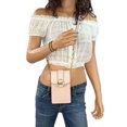 thumbnail image 2 of Michael Kors Women's Small Polyester Signature Crossbody Smartphone Bag, Dark Powder Blush, 2 of 5