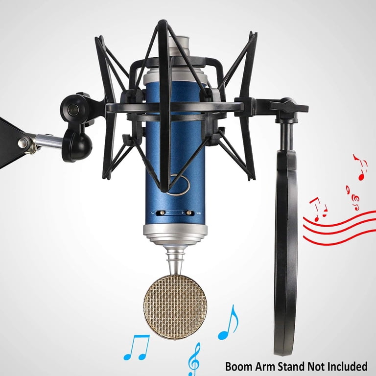 Bluebird マイク・スタンド SUNMON Shock Mount with Pop Filter Windscreens for Bluebird SL Mic