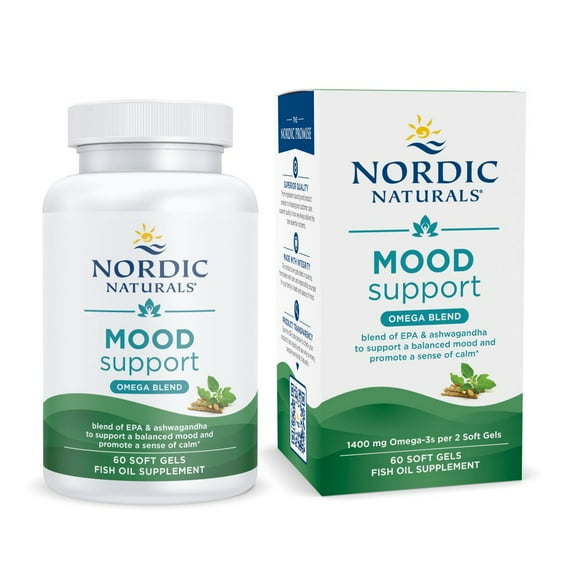 Nordic Naturals Nordic Naturals Mood Support Omega Blend - Stress Relief & Mood Support, 60 Ct