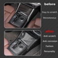 thumbnail image 3 of Xotic Tech Interior Center Console Gear Shift Panel Cover Trim, Carbon Fiber Pattern, Compatible with BMW 3 Series G20 G21 G22 G23 G26 G28 2019-2022, 3 of 9