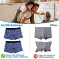 thumbnail image 2 of Boys Boxer Briefs 5 Pack, Kids Youth Underwear for 8-14 Years Teen Big Kids Soft Breathable Boxer Shorts Underpants, 2 of 7