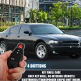 thumbnail image 2 of Unique Bargains 4 Button Key Fob Case Keyless Entry Remote Key Shell Cover for Jeep Grand Cherokee with Blade No Chip, 2 of 8