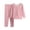 Pink, variant on Mercatoo Thermal Underwear for Kids Winter Base Layer Long Sweatshirt Sets Girls Boys Thermals Set Fleece Lined Base Layer Top Bottom