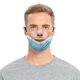 thumbnail image 2 of Mascarilla Facial De Broma Sunnimix Ajustable Reutilizable Para Adulto Artículos De Broma, 2 of 8
