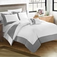 thumbnail image 3 of Chic Home Wynn Shams Included Decorative Pillow, Twin Duvet, Plum, 3 Piece, 3 of 5