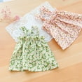 thumbnail image 3 of Outing Sun Protection Puppy Clothes - Fashion Floral Suspender Skirt for Female Dogs, 3 of 8