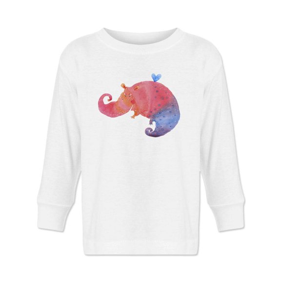 Watercolor Animal Long Sleeve Toddler -Image by Shutterstock,  2 Toddler