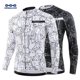 thumbnail image 2 of Maillot de ciclismo KEMALOCE de manga larga para hombre y mujer, maillot blanco para MTB 2023, camiseta de ciclismo, ropa de ciclismo de equipo, ropa de ciclismo de verano de primera calidad, 2 of 5