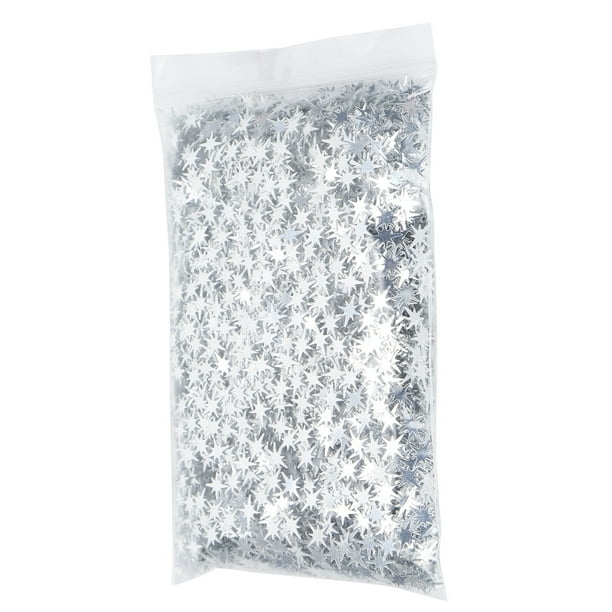 Lentejuelas de estrella puntiagudas, 1 paquete de lentejuelas de estrella, lentejuelas brillantes, decoración de estrellas, migas, diseño revolucionario