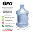 thumbnail image 4 of Geo 1 Gallon BPA Free Reusable Leak Proof Plastic Water Bottle Jug Container, 4 of 7