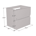thumbnail image 6 of Azurro 2S 60 Floating Bathroom Vanity (24" Width), 6 of 6