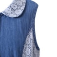 thumbnail image 5 of Richie House Girls' Sweet Denim Dress with Fancy Buttons RH2128, 5 of 7