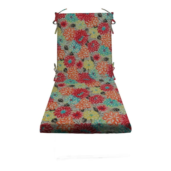 RSH DECOR Assorted Artistic Floral Outdoor Seating Cushions, UV Resistant, Fade Resistant (2 Count)