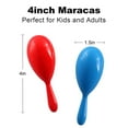 thumbnail image 2 of 4" Small Maracas 24-Count - Vibrant Neon Classroom Musical Instruments, Day of The Dead Party Favors, Educational Toys for Boys & Girls, 2 of 7
