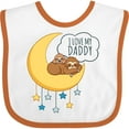 thumbnail image 3 of Inktastic I Love My Daddy Boys or Girls Baby Bib, 3 of 4