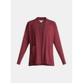 thumbnail image 5 of Time and Tru Women's and Women's Plus Open Front Cardigan Sweater, Sizes XS-4X, 5 of 5