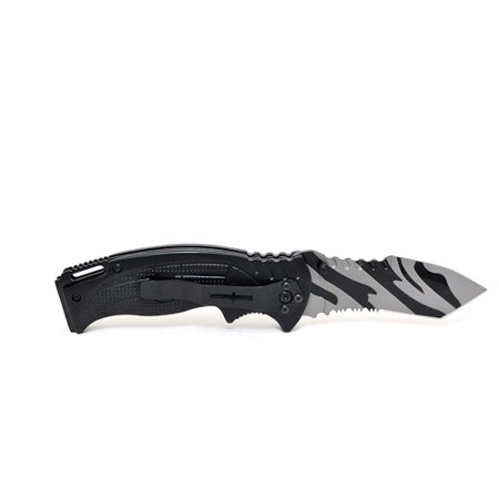 Camillus THRASH, Folding Pocket Clip Knife, Camouflage Tiger Stripe